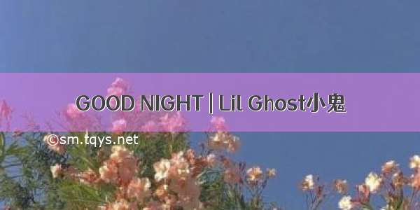 GOOD NIGHT | Lil Ghost小鬼