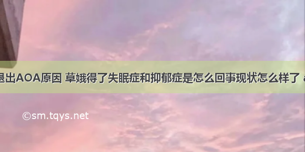 草娥为什么退出AOA原因 草娥得了失眠症和抑郁症是怎么回事现状怎么样了 aoa草娥是谁