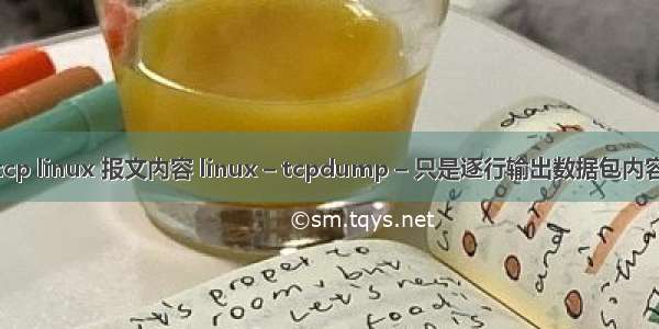 tcp linux 报文内容 linux – tcpdump – 只是逐行输出数据包内容