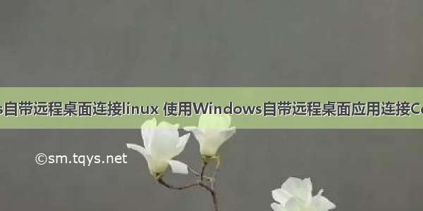 如何使用windows自带远程桌面连接linux 使用Windows自带远程桌面应用连接CentOS8远程桌面...