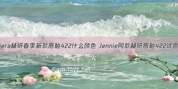 hera赫妍春季新款唇釉422什么颜色 Jennie同款赫妍唇釉422试色