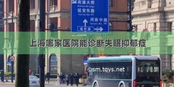 上海哪家医院能诊断失眠抑郁症