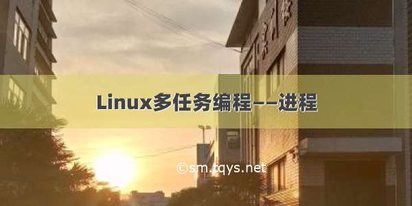 Linux多任务编程——进程