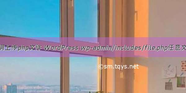 wordpress漏洞上传php文件 WordPress wp-admin/includes/file.php任意文件上传漏洞