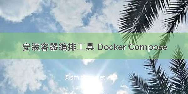 安装容器编排工具 Docker Compose