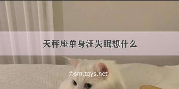 天秤座单身汪失眠想什么