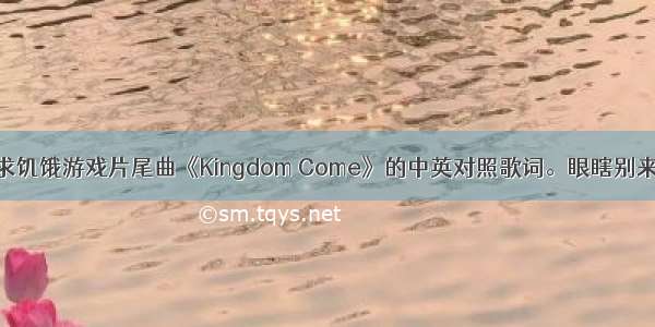 求饥饿游戏片尾曲《Kingdom Come》的中英对照歌词。眼瞎别来