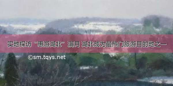 实地探访“惠游湖北”满月 湖北成为最热门旅游目的地之一