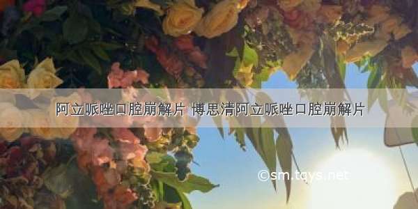 阿立哌唑口腔崩解片 博思清阿立哌唑口腔崩解片