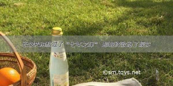 长安PSA熬过了“七年之痒” 却最终败给了现实