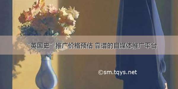 “英国史”推广价格预估 靠谱的自媒体推广平台