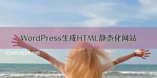 WordPress生成HTML静态化网站