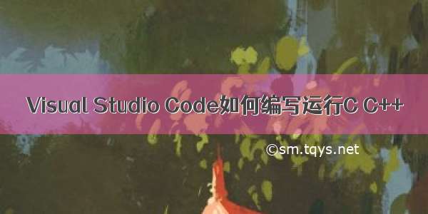 Visual Studio Code如何编写运行C C++
