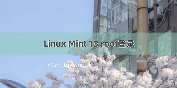 Linux Mint 13 root登录