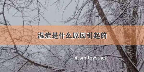 湿症是什么原因引起的