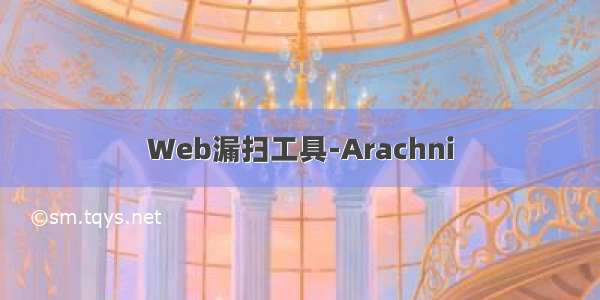 Web漏扫工具-Arachni