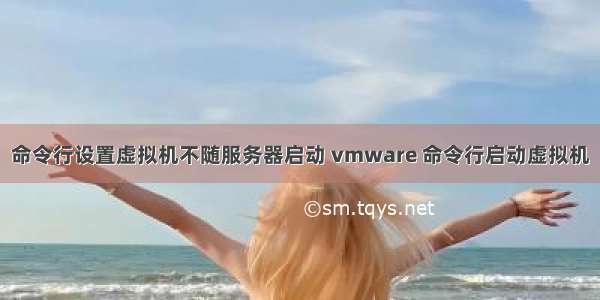 命令行设置虚拟机不随服务器启动 vmware 命令行启动虚拟机