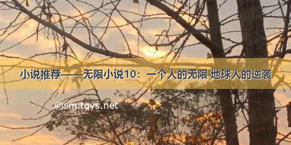 小说推荐——无限小说10：一个人的无限 地球人的逆袭