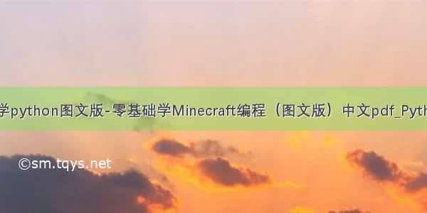 零基础学python图文版-零基础学Minecraft编程（图文版）中文pdf_Python教程