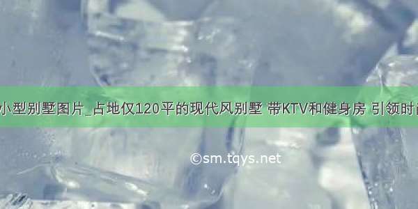 两间三层小型别墅图片_占地仅120平的现代风别墅 带KTV和健身房 引领时尚新潮流...