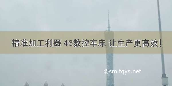 精准加工利器 46数控车床 让生产更高效！