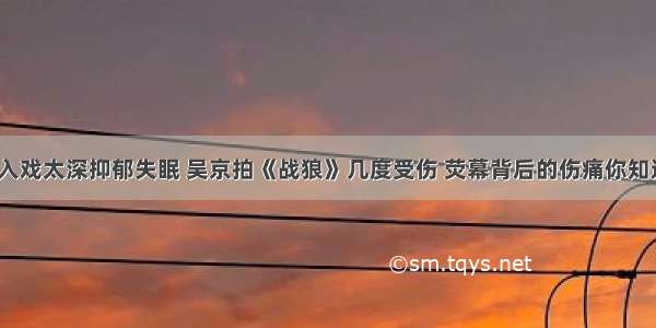 刘烨因入戏太深抑郁失眠 吴京拍《战狼》几度受伤 荧幕背后的伤痛你知道多少？