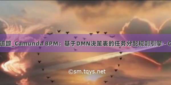 camunda 流程执行追踪_Camunda BPM：基于DMN决策表的任务分配规则引擎 - Camunda团队博客...