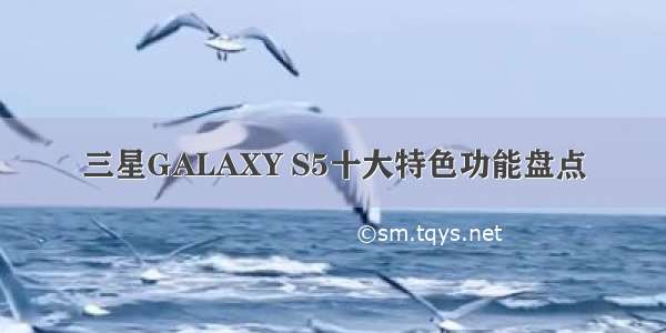 三星GALAXY S5十大特色功能盘点