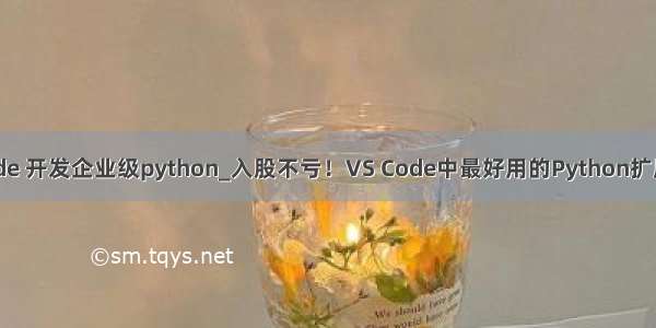 vs code 开发企业级python_入股不亏！VS Code中最好用的Python扩展插件