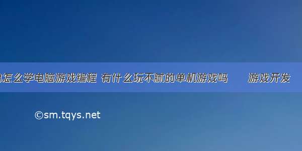 零基础怎么学电脑游戏编程 有什么玩不腻的单机游戏吗 – 游戏开发 – 前端