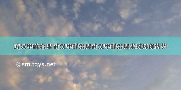 武汉甲醛治理 武汉甲醛治理武汉甲醛治理米珠环保优势