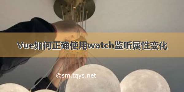 Vue如何正确使用watch监听属性变化