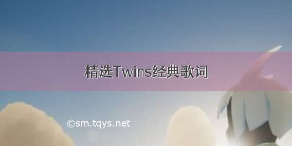 精选Twins经典歌词