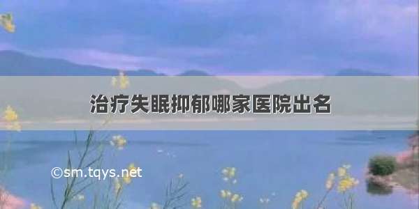 治疗失眠抑郁哪家医院出名