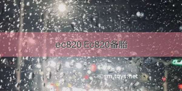 ec820 Ec820备胎
