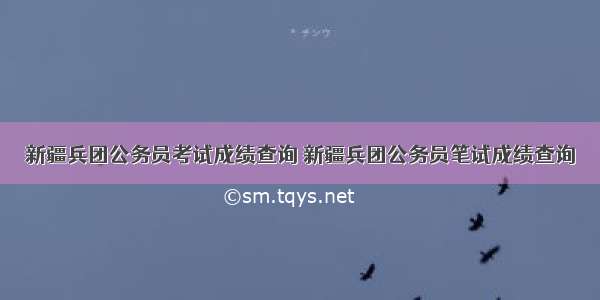 新疆兵团公务员考试成绩查询 新疆兵团公务员笔试成绩查询