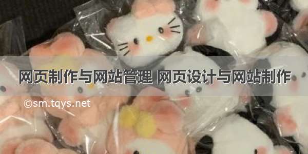 网页制作与网站管理 网页设计与网站制作