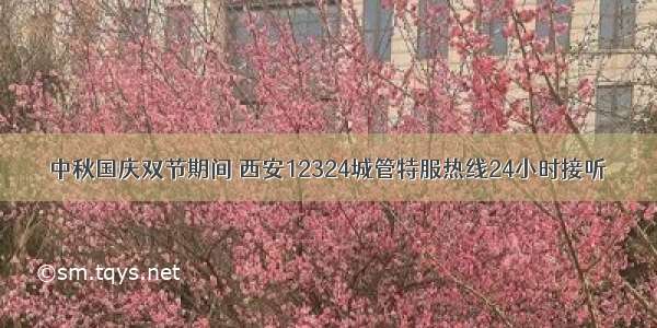 中秋国庆双节期间 西安12324城管特服热线24小时接听