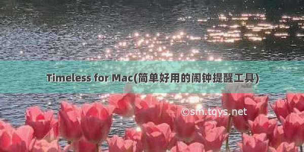 Timeless for Mac(简单好用的闹钟提醒工具)