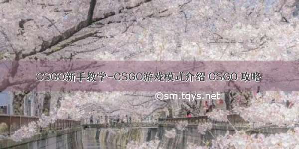 CSGO新手教学-CSGO游戏模式介绍 CSGO 攻略