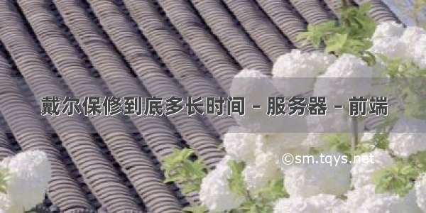 戴尔保修到底多长时间 – 服务器 – 前端