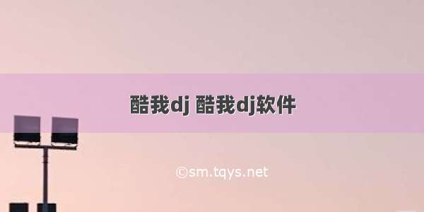 酷我dj 酷我dj软件