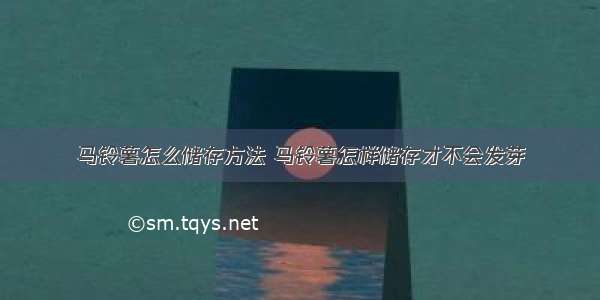 马铃薯怎么储存方法 马铃薯怎样储存才不会发芽