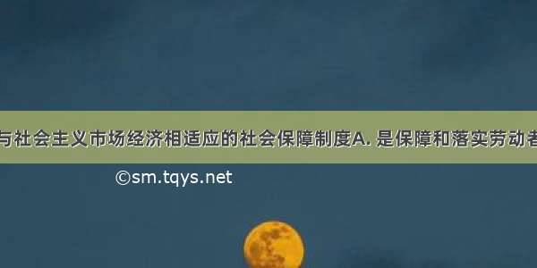 建立和完善与社会主义市场经济相适应的社会保障制度A. 是保障和落实劳动者主人翁地位