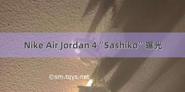 Nike Air Jordan 4“Sashiko”曝光