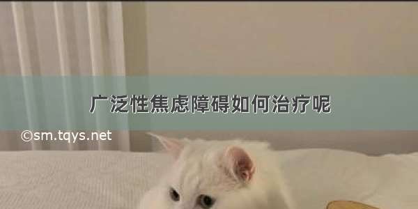 广泛性焦虑障碍如何治疗呢