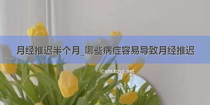 月经推迟半个月_哪些病症容易导致月经推迟