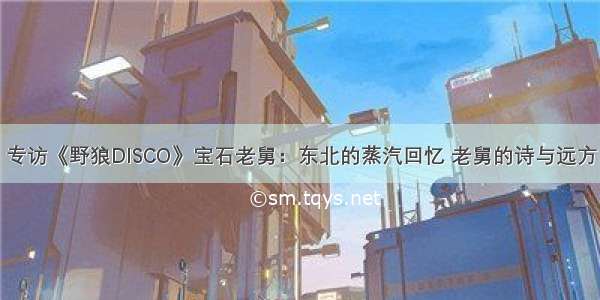 专访《野狼DISCO》宝石老舅：东北的蒸汽回忆 老舅的诗与远方