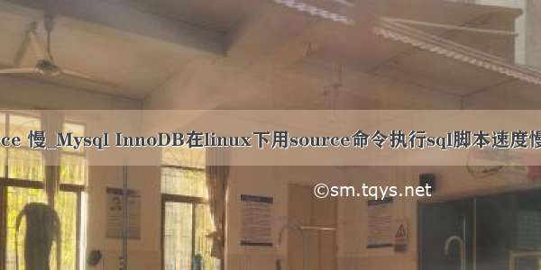 mysql souece 慢_Mysql InnoDB在linux下用source命令执行sql脚本速度慢的问题解决