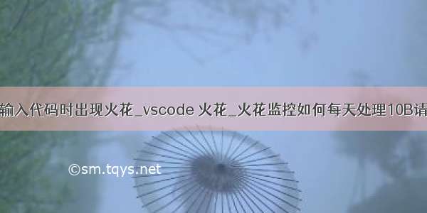 vs 输入代码时出现火花_vscode 火花_火花监控如何每天处理10B请求